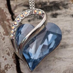 Infinity  Love Heart Pendant Necklace